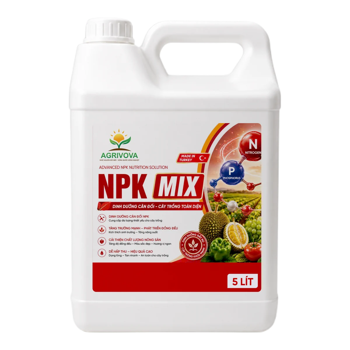 ORGANIC MIX NPK Can 5 lít